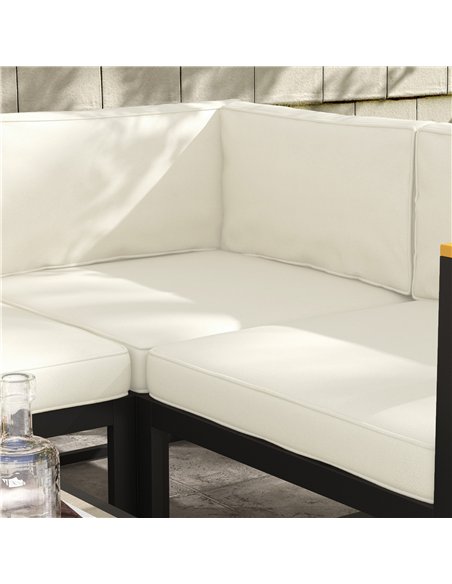 Outsunny Outdoor Replacement Seat Cushions for Rattan Furniture, 7 Seat Cushions and 7 Back Cushions for Patio Conversation Set - pic 122410 | FastDaddyshop