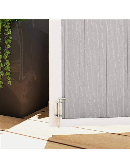 Outsunny 4.7 x 2.5FT Garden Shed, Lockable Outdoor Storage Shed with Openable Lid, Small Shed for 2 Trash Cans, Tools, Patio, Li - pic 122735 | FastDaddyshop