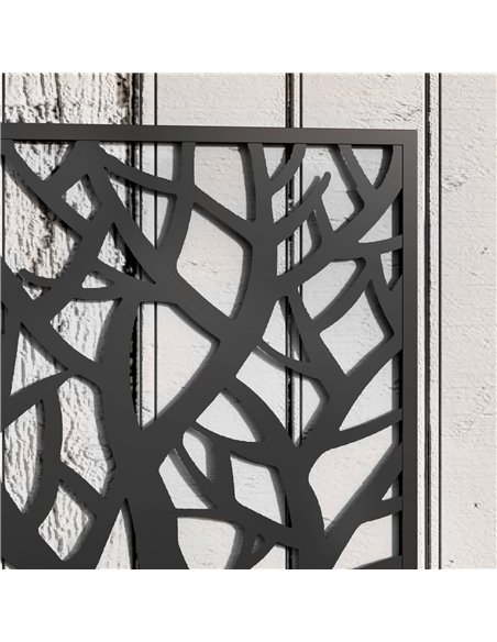Outsunny Outdoor Metal Planter, with Back Trellis - Black - pic 122941 | FastDaddyshop