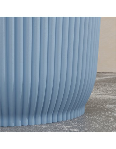 Outsunny Set of Three Ф22cm Planters - Blue