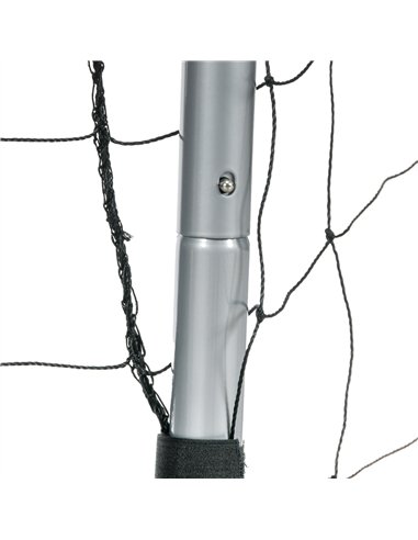 SPORTNOW 8ft x 5ft Football Goal, Set of 2 Football Net for Garden, Training Goal with Ground Stakes, Steel Frame