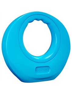 SPORTNOW 10kg Kettlebell, Soft Kettle Bell with Wide Handle for Home Gym, Weight Lifting, Strength Training, Light Blue