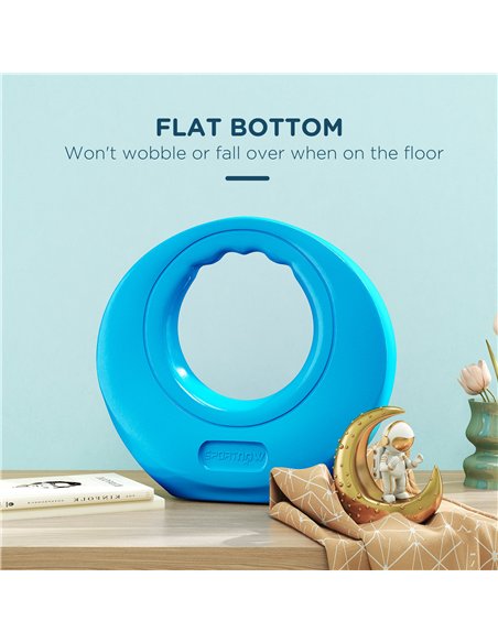 SPORTNOW 10kg Kettlebell, Soft Kettle Bell with Wide Handle for Home Gym, Weight Lifting, Strength Training, Light Blue - pic 123388 | FastDaddyshop