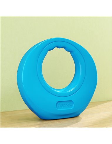 SPORTNOW 10kg Kettlebell, Soft Kettle Bell with Wide Handle for Home Gym, Weight Lifting, Strength Training, Light Blue