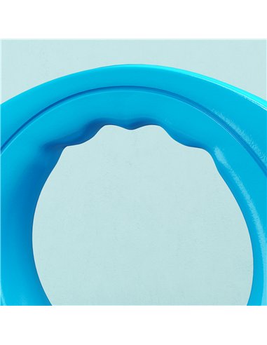 SPORTNOW 10kg Kettlebell, Soft Kettle Bell with Wide Handle for Home Gym, Weight Lifting, Strength Training, Light Blue