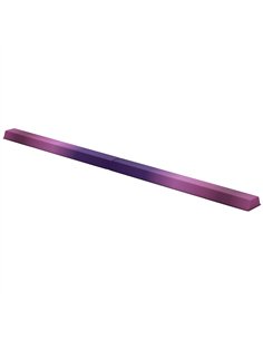 SPORTNOW 7.7ft Folding Gymnastics Beam, Floor Balance Beam for Kids with Anti-Slip Base, Gymnastics Equipment for Home, Purple