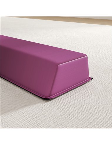 SPORTNOW 7.7ft Folding Gymnastics Beam, Floor Balance Beam for Kids with Anti-Slip Base, Gymnastics Equipment for Home, Purple