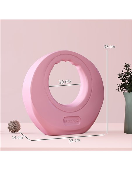 SPORTNOW 12kg Kettlebell, Soft Kettle Bell with Wide Handle for Home Gym, Weight Lifting, Strength Training, Pink - pic 123467 | FastDaddyshop