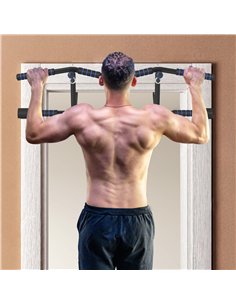 SPORTNOW Multi-Grip Doorway Pull Up Bar with Non-Slip Grips, Chin Up Bar with Anti-Fall Slot for Indoor Gym Upper Body Workout 2