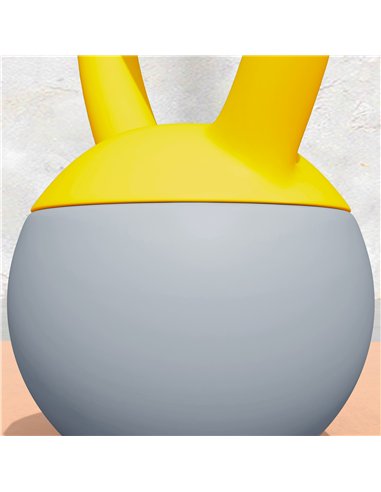 SPORTNOW Soft Kettlebell, 10kg Kettle Bell with Non-Slip Handle for Home Gym Weight Lifting and Strength Training, Yellow and Gr