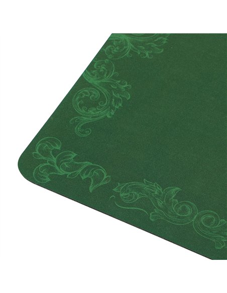 SPORTNOW 120 x 60 cm Professional Texas Hold'em Poker Mat 6 Player Water-Resistant Poker Table Top Rubber Poker Table Mat with F - pic 123607 | FastDaddyshop