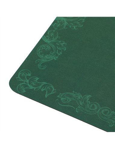 SPORTNOW 239.3 x 115.5 cm Professional Texas Hold'em Poker Mat 12 Player Water-Resistant Poker Table Top Rubber Poker Table Mat 