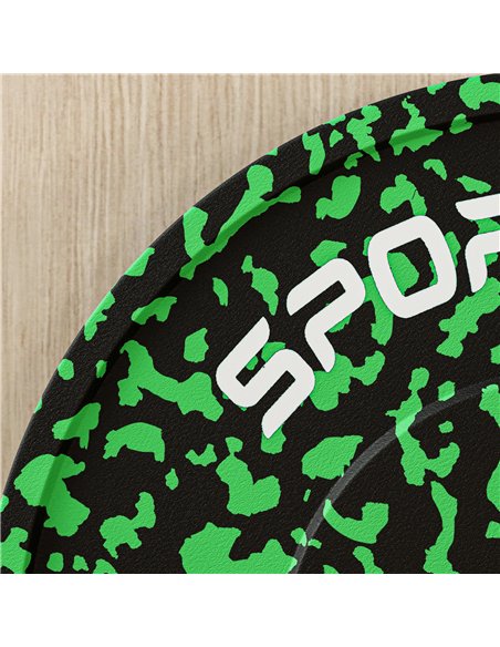 SPORTNOW Olympic Weight Plates Set, Solid Rubber Bumper Plates Weights Discs with 2"/5cm Holes, for Home Gym Weight Lifting Stre - pic 123643 | FastDaddyshop