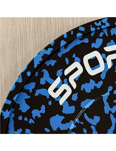 SPORTNOW Olympic Weight Plates Set, Solid Rubber Bumper Plates Weights Discs with 2"/5cm Holes, for Home Gym Weight Lifting Stre - pic 123652 | FastDaddyshop