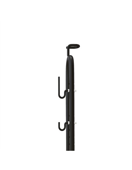 SPORTNOW Vertical & Horizontal Bike Rack Bicycle Storage Stand with Adjustable Hooks, Fits 6"-28" and 700c Bikes - pic 123689 | FastDaddyshop