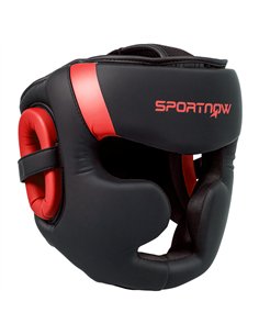 SPORTNOW Boxing Headguard, Boxing Headgear Helmet with Adjustable Strap for Full Face Protection for Kickboxing Sparring Martial