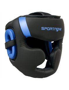 SPORTNOW Boxing Headguard, Boxing Headgear Helmet with Adjustable Strap for Full Face Protection for Kickboxing Sparring Martial
