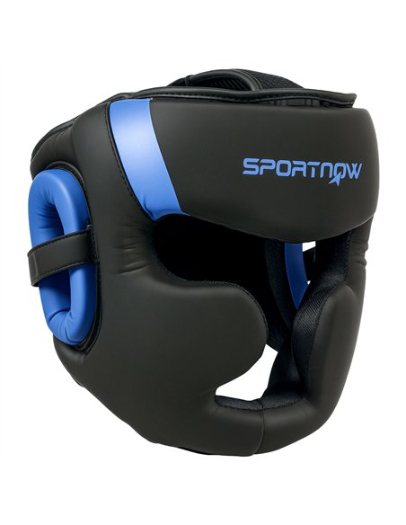 SPORTNOW Boxing Headguard, Boxing Headgear Helmet with Adjustable Strap for Full Face Protection for Kickboxing Sparring Martial - pic 123726 | FastDaddyshop
