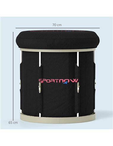 SPORTNOW Ice Bath Tub Outdoor, 210L Portable Cold Water Therapy Tub, Recovery Cold Plunge Pool with Lid, Cover and Carry Bag for