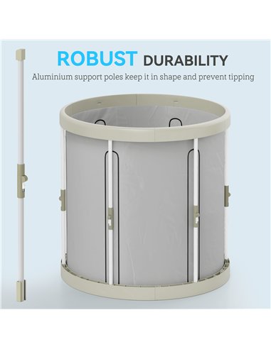 SPORTNOW Ice Bath Tub Outdoor, 210L Portable Cold Water Therapy Tub, Recovery Cold Plunge Pool with Lid, Cover and Carry Bag for