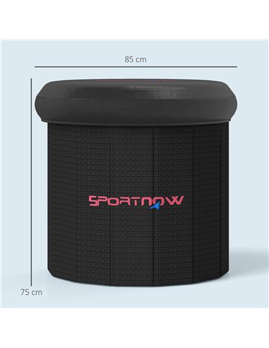 SPORTNOW Ice Bath Tub Outdoor, 300L Portable Cold Water Therapy Tub, Recovery Cold Plunge Pool with Lid, Cover and Carry Bag for