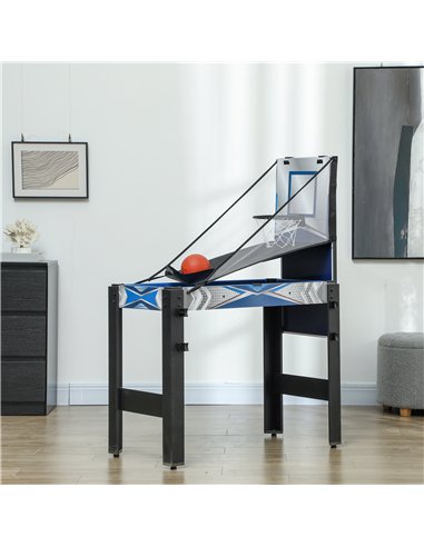 SPORTNOW 5 in 1 Multi Games Table Combo Sports Game Table for Kids, Mini Pool Table, Table Tennis Table, Hockey Table, Basketbal