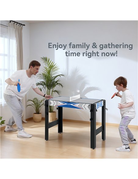 SPORTNOW 5 in 1 Multi Games Table Combo Sports Game Table for Kids, Mini Pool Table, Table Tennis Table, Hockey Table, Basketbal - pic 123866 | FastDaddyshop