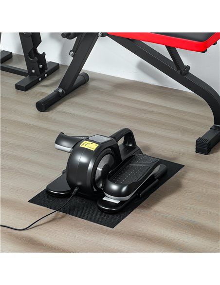 SPORTNOW Under Desk Elliptical Machine, Sit Down Pedal Exerciser with Forward and Reverse Motion, 12 Programs, LCD Monitor, Comp - pic 123878 | FastDaddyshop