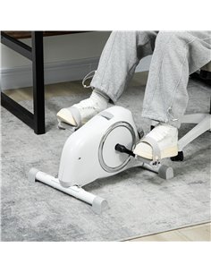 SPORTNOW Mini Exercise Bike, Sit Down Pedal Exerciser with 8-Level Quiet Magnetic Resistance and LCD Display, Portable Under Des 2
