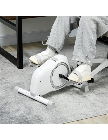 SPORTNOW Mini Exercise Bike, Sit Down Pedal Exerciser with 8-Level Quiet Magnetic Resistance and LCD Display, Portable Under Des - pic 123889 | FastDaddyshop