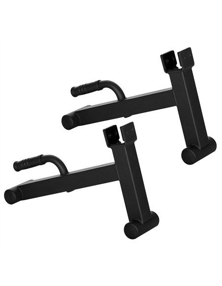 SPORTNOW 2Pcs Barbell Jack, Deadlift Jack with Non-Slip Handle and Plastic Padding, Easy Loading and Unloading 400kg Barbell Pla - pic 123897 | FastDaddyshop