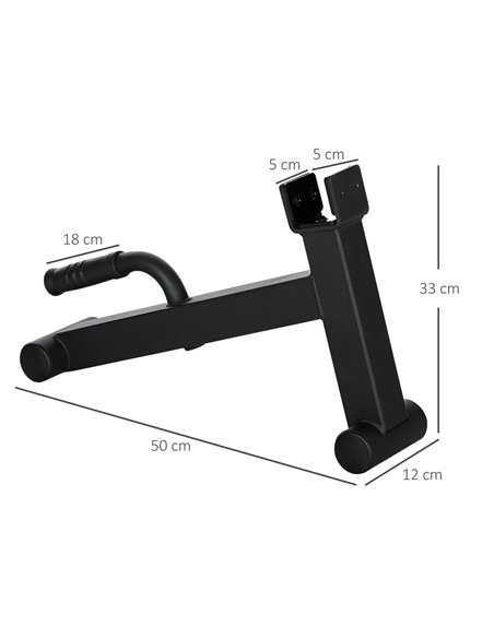 SPORTNOW 2Pcs Barbell Jack, Deadlift Jack with Non-Slip Handle and Plastic Padding, Easy Loading and Unloading 400kg Barbell Pla - pic 123899 | FastDaddyshop