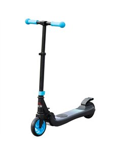 HOMCOM Folding Electric Scooter with Brake, for Ages 6+ Years, 8km/h Maximum Speed, Blue