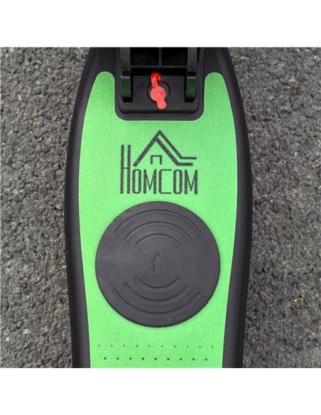HOMCOM Folding Electric Scooter with Brake, for Ages 6+ Years, 8km/h Maximum Speed, Green - pic 123932 | FastDaddyshop