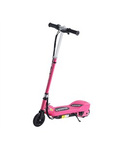 HOMCOM Foldable Electric Kids Scooter, Ride on, for Ages 7-14 Years, Pink