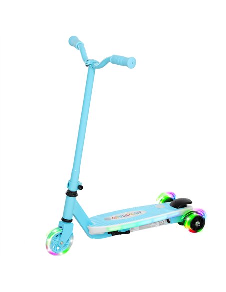 AIYAPLAY Electric Scooter for Kids Ages 4-7, with Auxiliary Rear Wheels, Flashing LED Light and Electric Brake, Kids Electric Sc - pic 123942 | FastDaddyshop