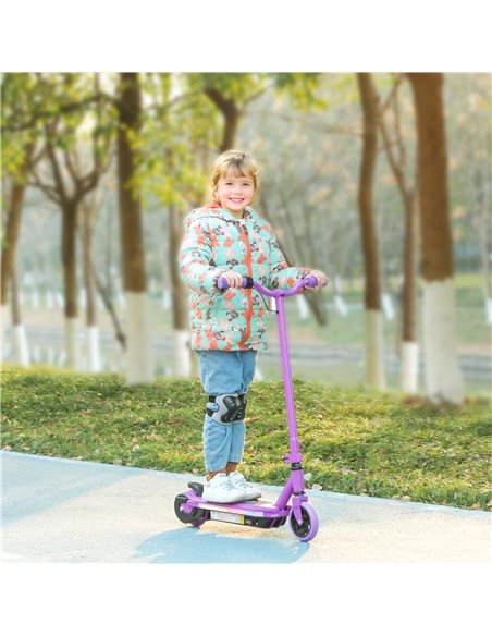 AIYAPLAY Electric Scooter for Ages 6-14, with Colourful Light and Electric Brake, Electric Scooter E Scooter, Up to 10 KM/H & 8  - pic 123952 | FastDaddyshop