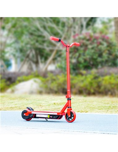 AIYAPLAY Electric Scooter for Ages 6-14, with Colourful Light and Electric Brake, Electric Scooter E Scooter, Up to 10 KM/H & 8 