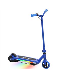 AIYAPLAY Electric Scooter for Ages 6-14, with Colourful Light and Electric Brake, Electric Scooter E Scooter, Up to 10 KM/H & 8 