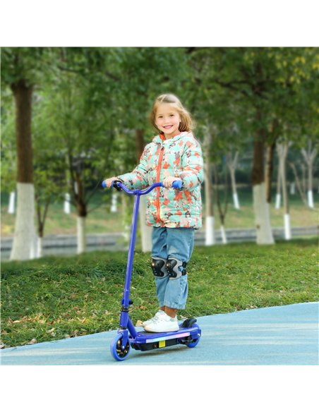 AIYAPLAY Electric Scooter for Ages 6-14, with Colourful Light and Electric Brake, Electric Scooter E Scooter, Up to 10 KM/H & 8  - pic 123970 | FastDaddyshop
