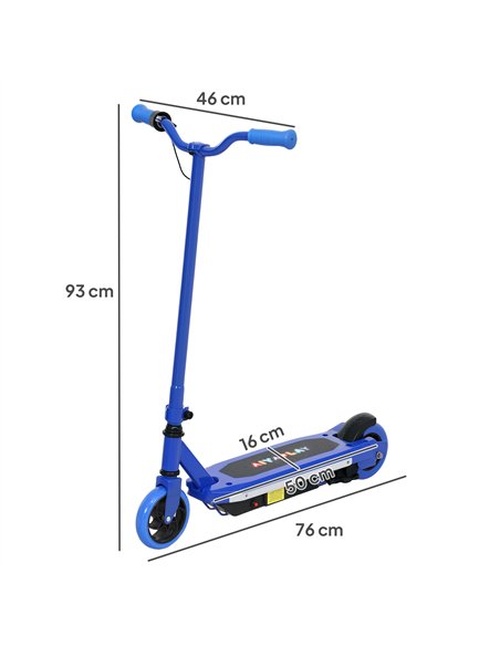 AIYAPLAY Electric Scooter for Ages 6-14, with Colourful Light and Electric Brake, Electric Scooter E Scooter, Up to 10 KM/H & 8  - pic 123971 | FastDaddyshop
