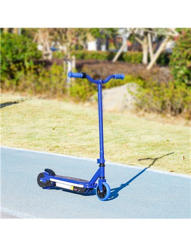 AIYAPLAY Electric Scooter for Ages 6-14, with Colourful Light and Electric Brake, Electric Scooter E Scooter, Up to 10 KM/H & 8 