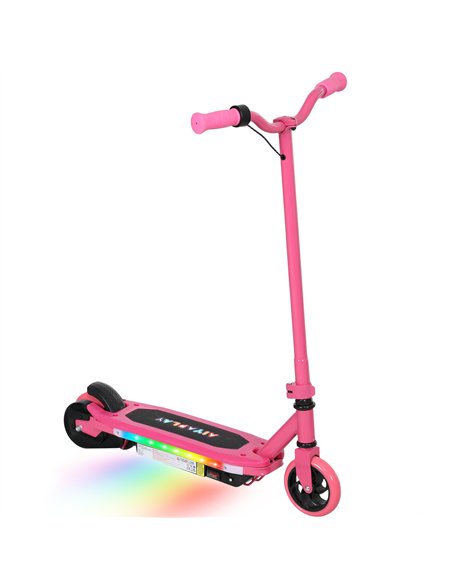 AIYAPLAY Electric Scooter for Ages 6-14, with Colourful Light and Electric Brake, Electric Scooter E Scooter, Up to 10 KM/H & 8  - pic 123978 | FastDaddyshop