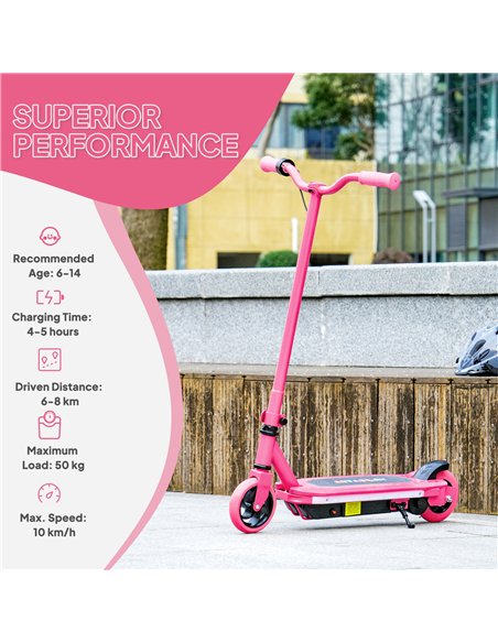 AIYAPLAY Electric Scooter for Ages 6-14, with Colourful Light and Electric Brake, Electric Scooter E Scooter, Up to 10 KM/H & 8  - pic 123983 | FastDaddyshop