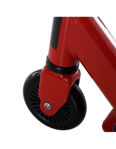 HOMCOM Street Stunt Scooter Intermediate and Beginner Freestyle Tricks Scooters For 14+ Teens Adult w/ Rear φ10cm Wheel & Brake 