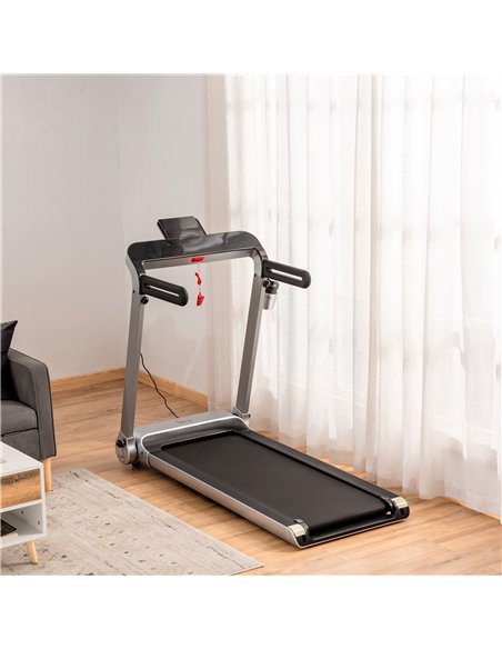HOMCOM 15km/h Electric Treadmill, 6-level Quick Speed Controls Folding Indoor Cardio Treadmill, 2HP Motorised Running Jogging Wa - pic 124042 | FastDaddyshop