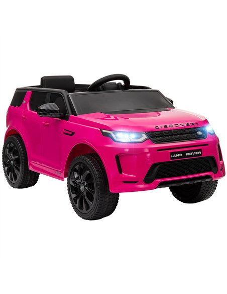 AIYAPLAY Licensed Land Rover Discovery Sport, 12V Kids Ride on Car w/ Remote Control, Lights, Music, Horn, for 3-6 Years, Pink - pic 124266 | FastDaddyshop
