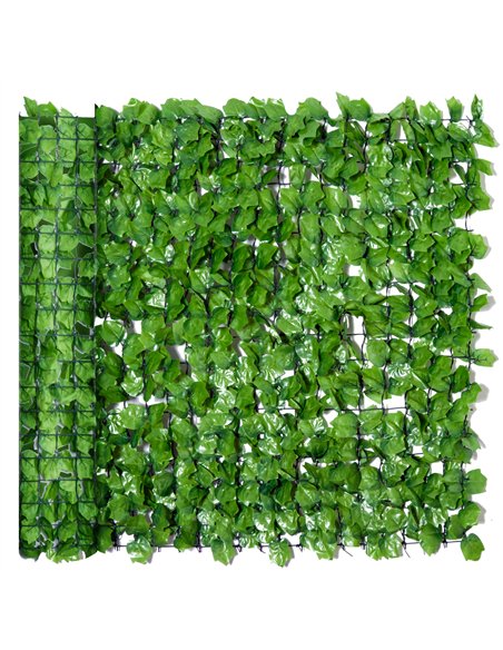 Outsunny 3 x 1m Artificial Leaf Wall - Green - pic 125805 | FastDaddyshop