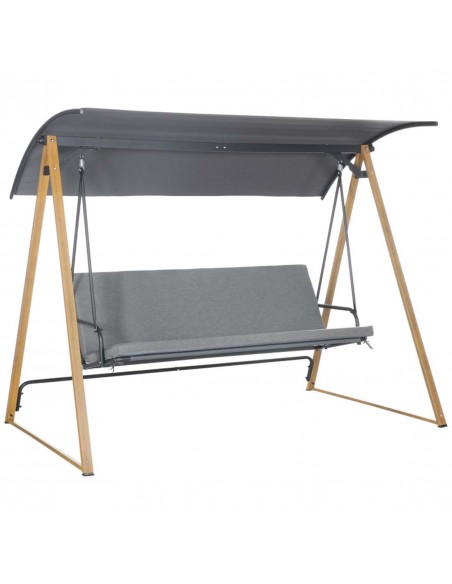 Outsunny 3 Seater Garden Swing Chair Bench with Cushioned Seat and Weather Resistant Steel Frame - pic 12591 | FastDaddyshop