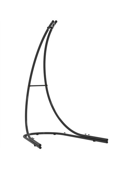 Outsunny Hammock Chair Stand Only, Hanging Chair Stand with Extra Large Base, Heavy Duty Metal Single Hammock Egg Swing Frame fo - pic 125913 | FastDaddyshop